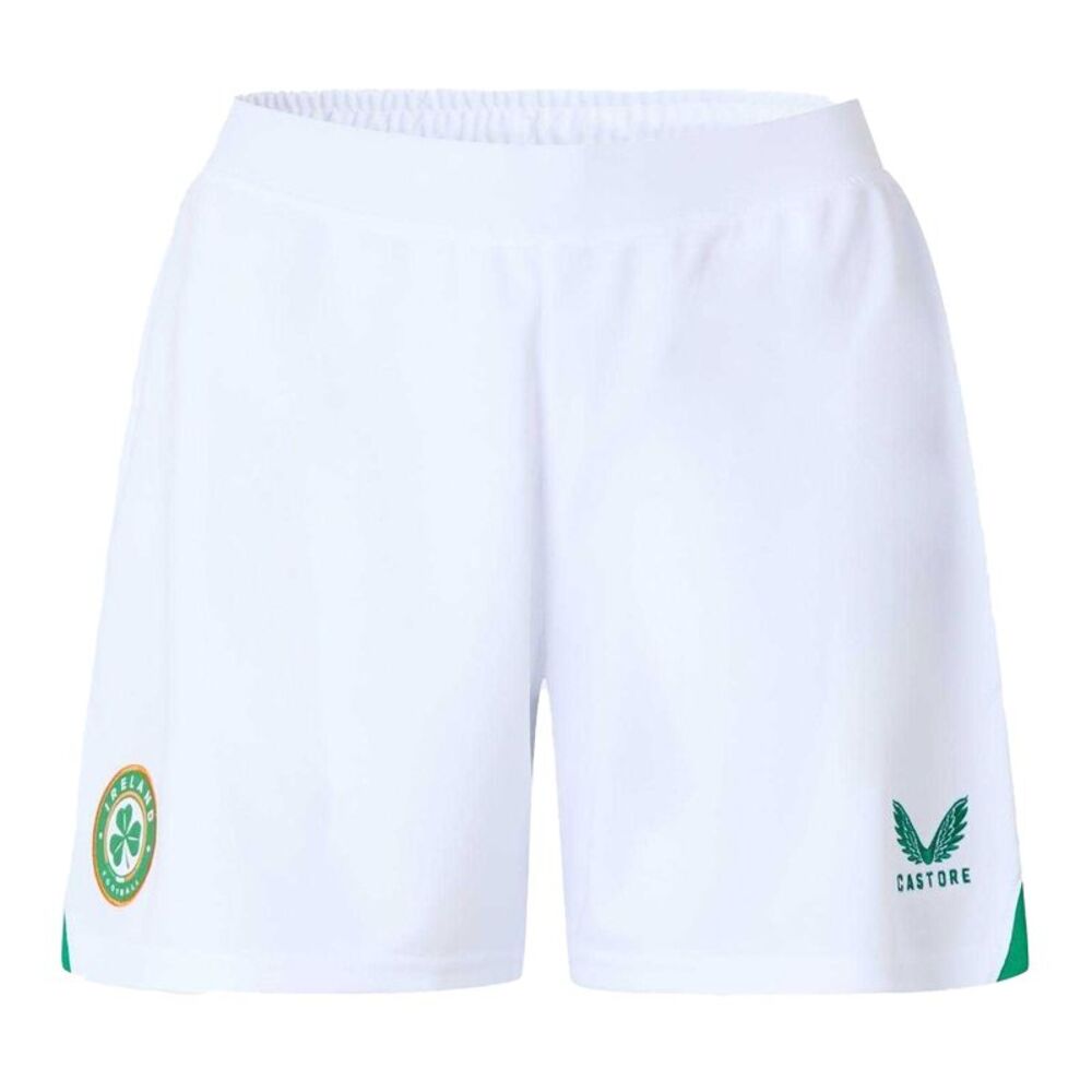 Castore Unisex Adult Ireland Logo Shorts / White